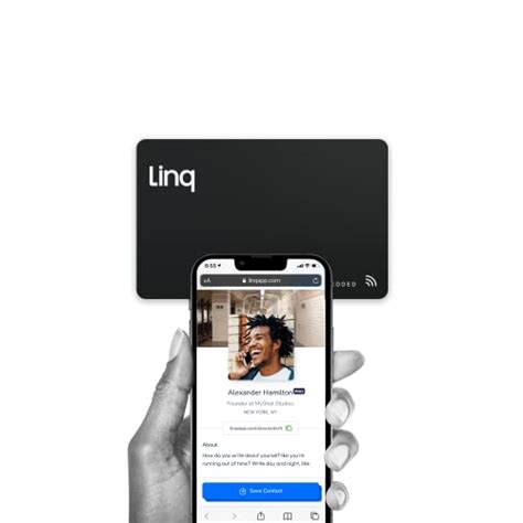 linq digital business card smart nfc contact and networking card|linq for teams login.